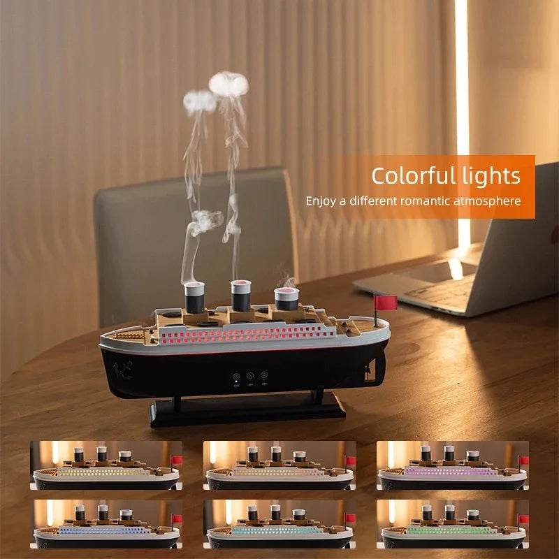 Titanic Ship Air Humidifier: Elegant Décor Meets Fresh Air - CartRare
