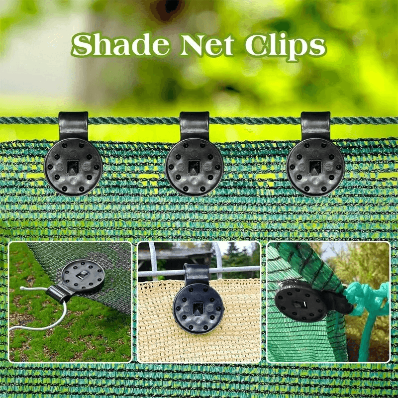 Durable Shade Cloth Clips For Gardens, Greenhouses & More - CartRare