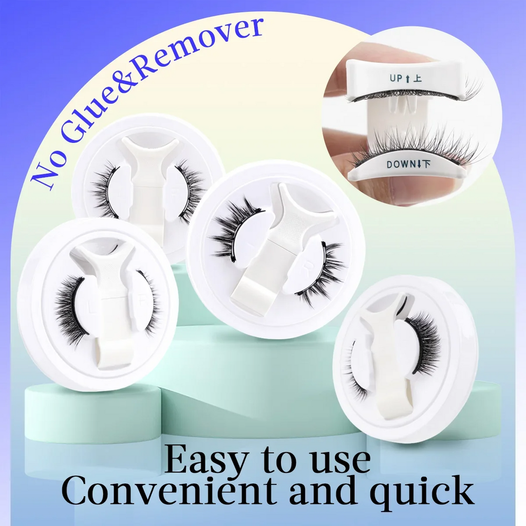 Reusable Magnetic Eyelashes Set Mink Lashes with Tweezers - CartRare
