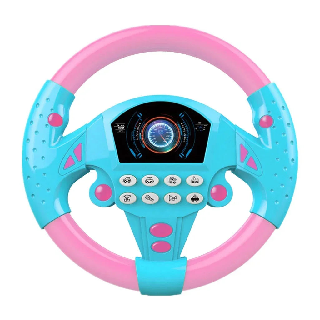 Interactive Kids Steering Wheel Toy – Music, Lights & Real Driving Experience