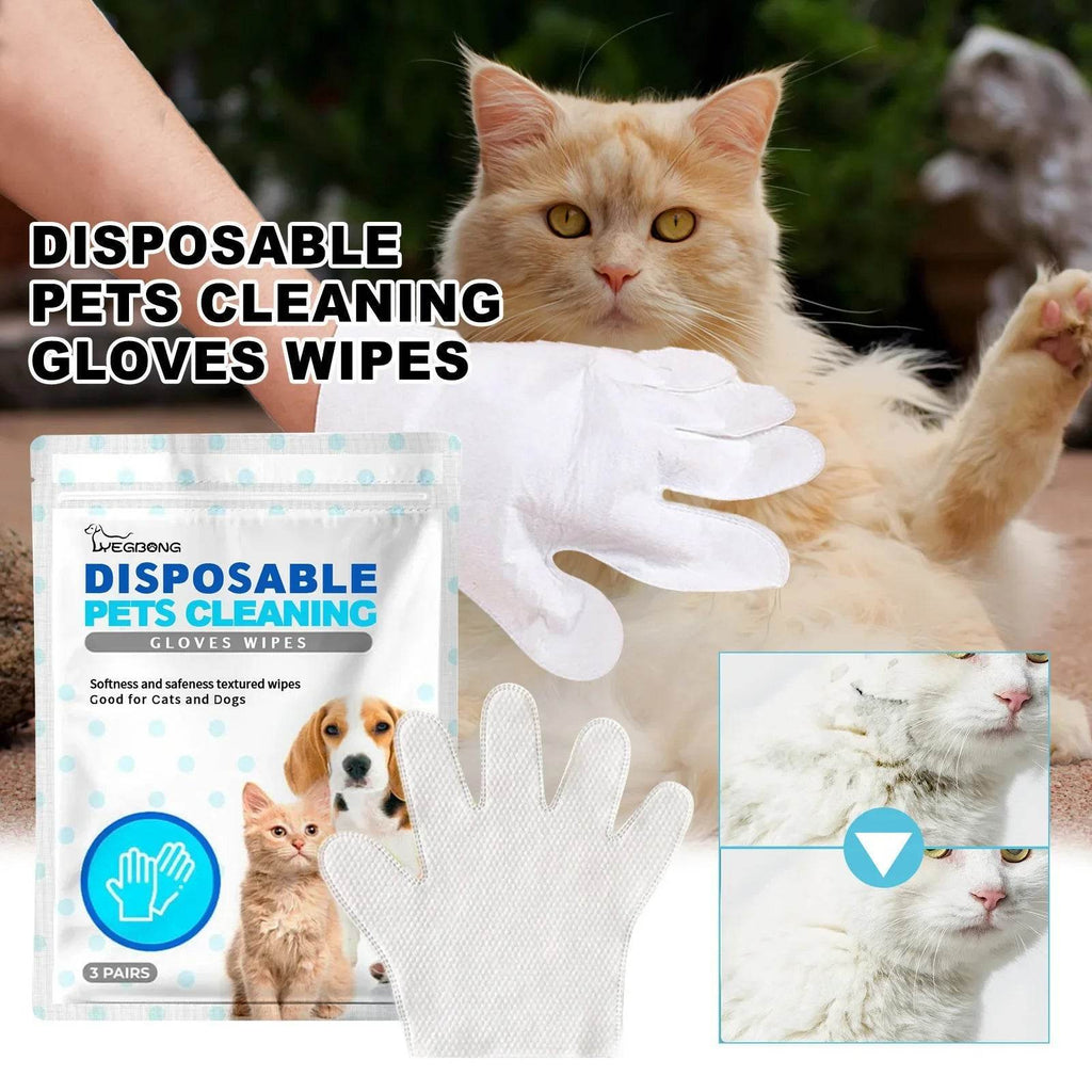 2-in-1 Pet Gloves – Gentle Massage + Odor Elimination in One! - CartRare