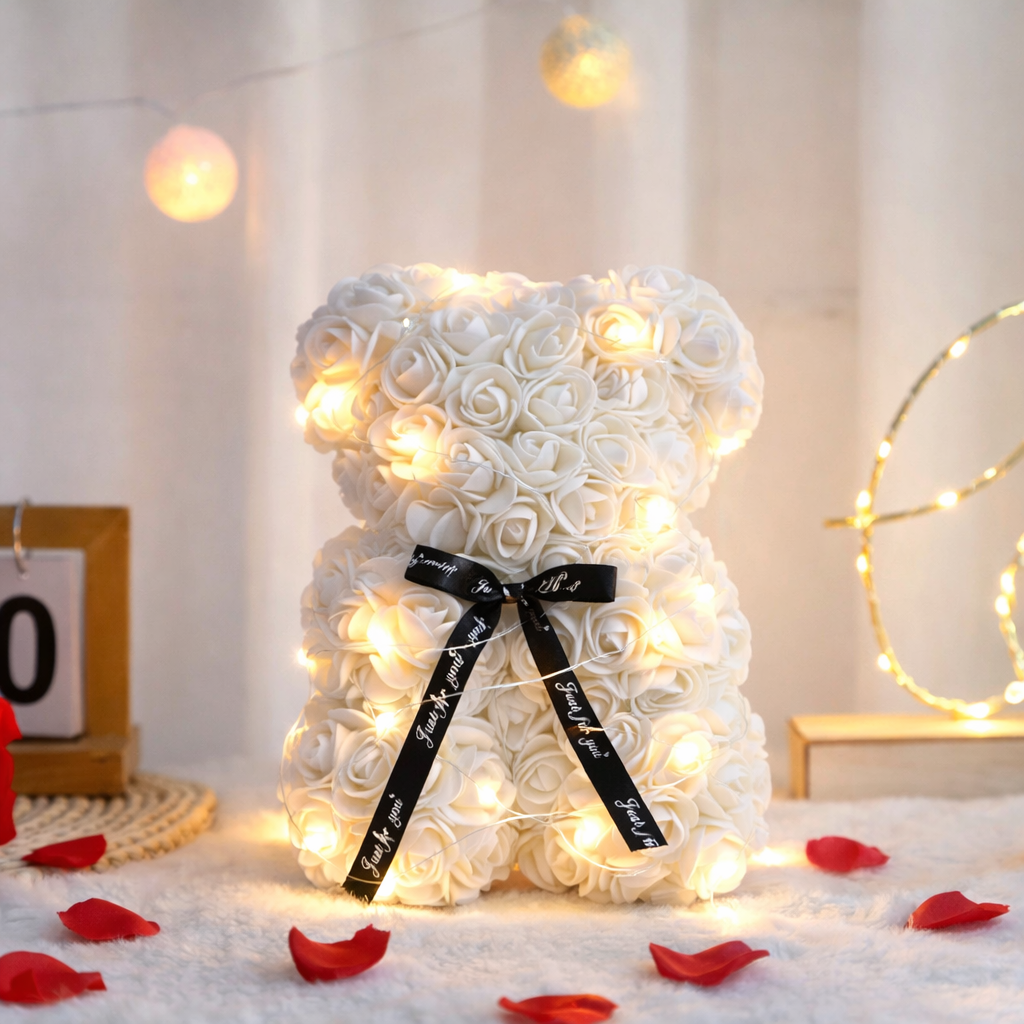 Luxury Eternal Rose Teddy Bear – Romantic Gift for Special Occasions