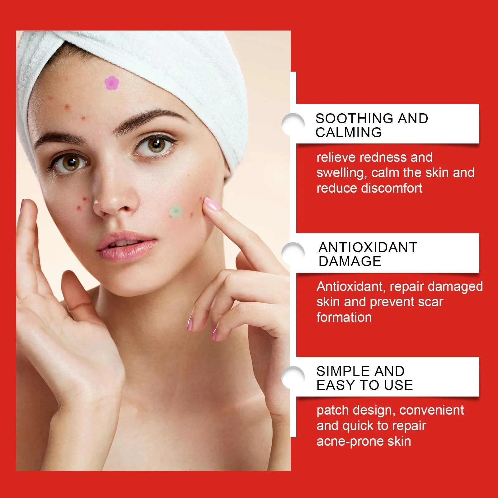Pimple Patch Acne Dots Heart, Star, Flower & Round Shapes - CartRare