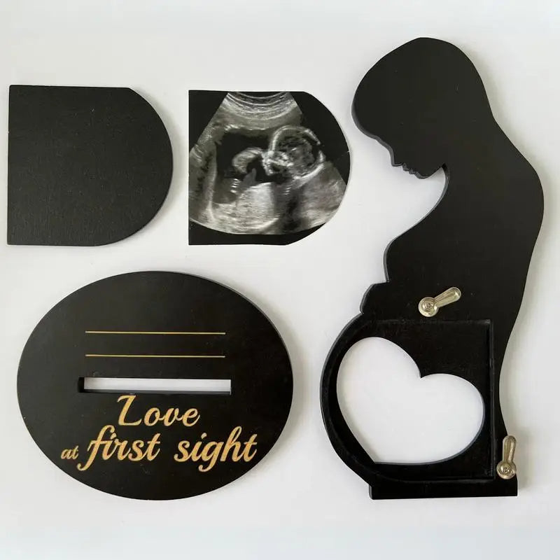 Baby Ultrasound Photo Frame Creative Wooden Ultrasound Photo Frame Maternity Gifts