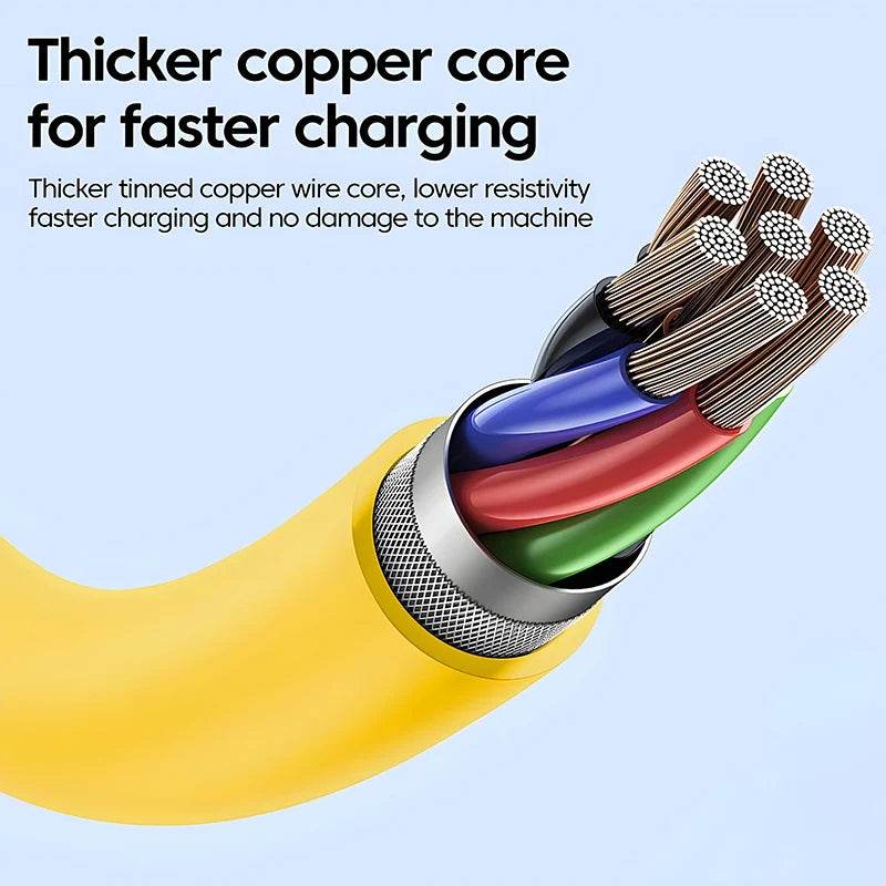 65W Quick Charger Spring USB Cable – Fast Charging Durable Cord (65W USB cable) - CartRare