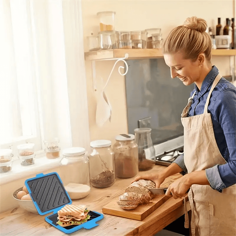 Quick & Crispy Toastie Maker – No Grill, No Mess, Just Microwave! - CartRare