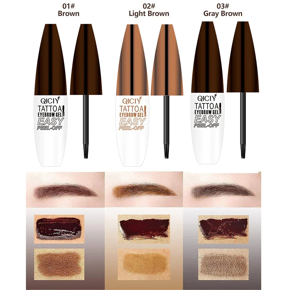 Easy Peel Off Eyebrow Gel Long-Lasting, Waterproof & Smudge Proof - CartRare