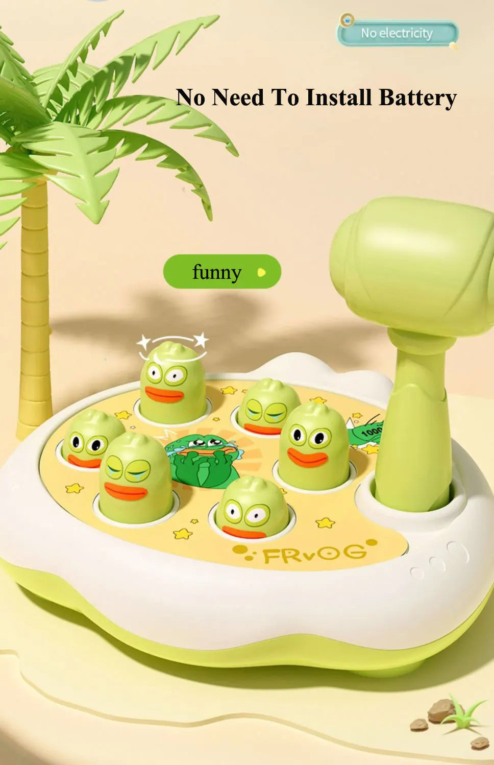 Montessori Animal Hammer Toy for Toddlers Educational Game