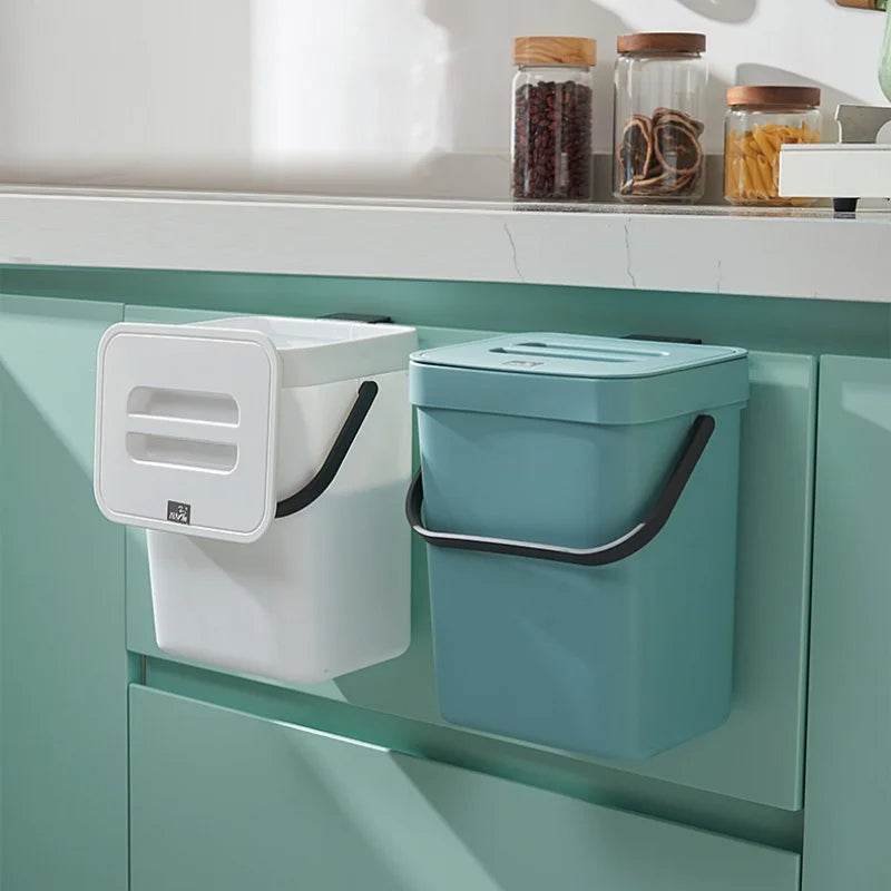 Space Saving Trash Can with Silent Lid - CartRare