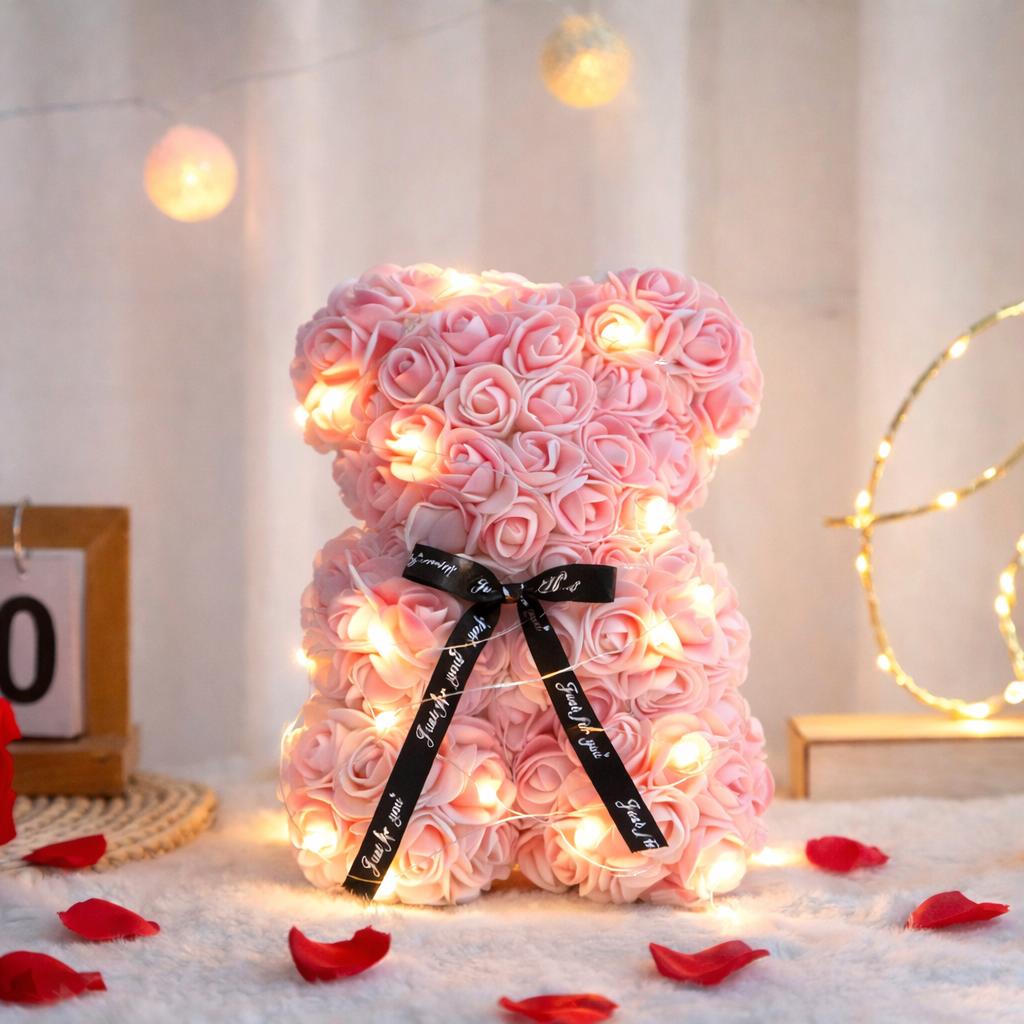 Luxury Eternal Rose Teddy Bear – Romantic Gift for Special Occasions