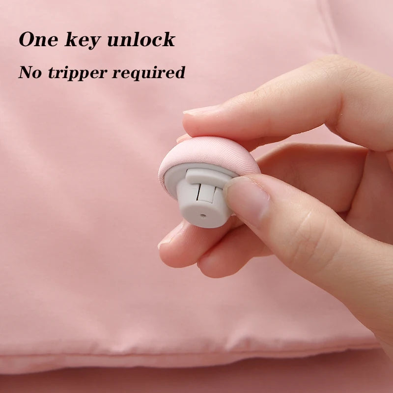 4Pcs Non-Slip Mushroom BedSheet Quilt Blanket Holder – Keep Your Bedding Neat & Tidy - CartRare
