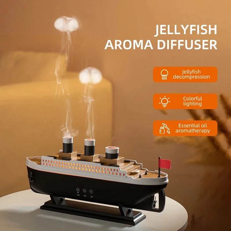 Titanic Ship Air Humidifier: Elegant Décor Meets Fresh Air - CartRare