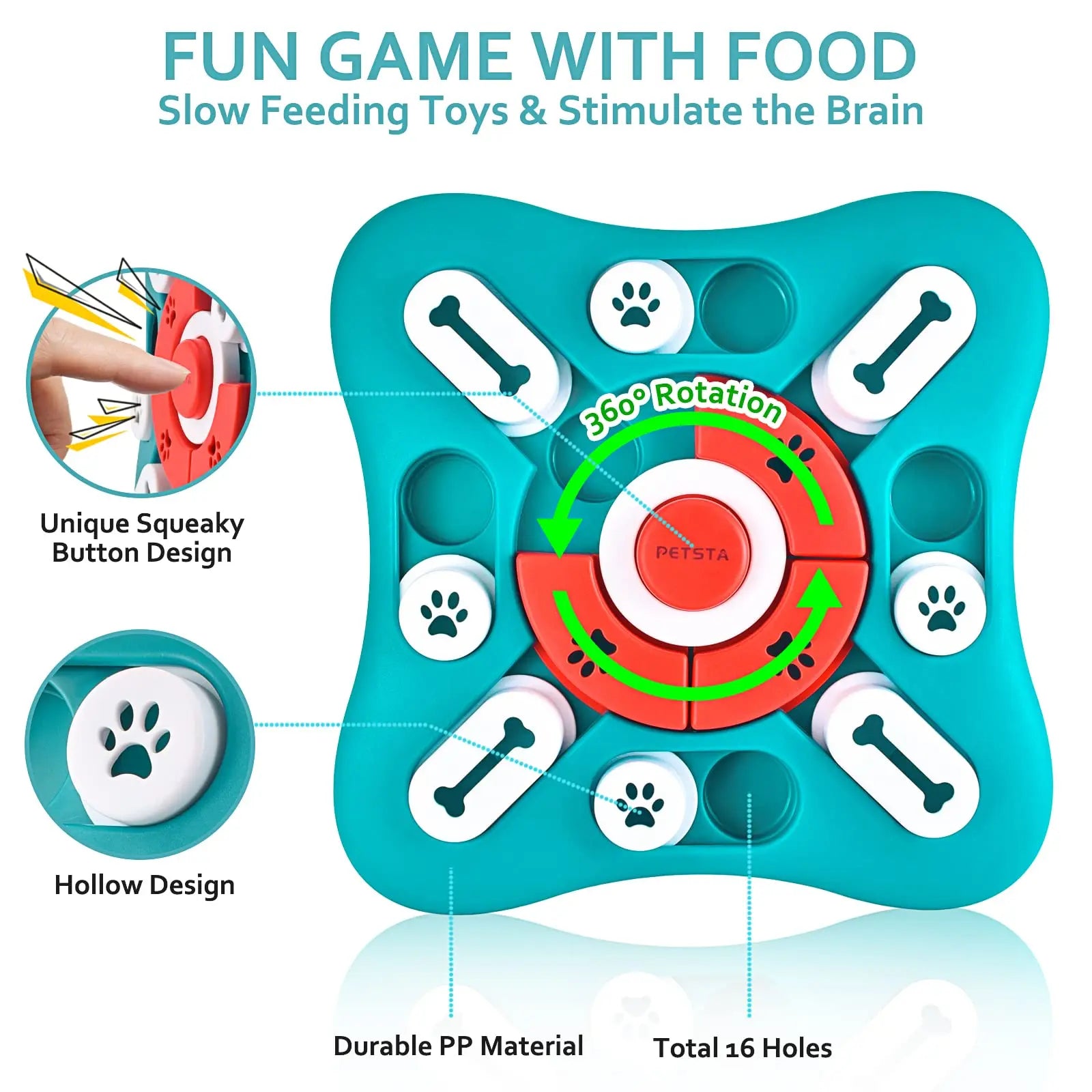 Treat-Dispensing Dog Game – Mental Stimulation & Fun!