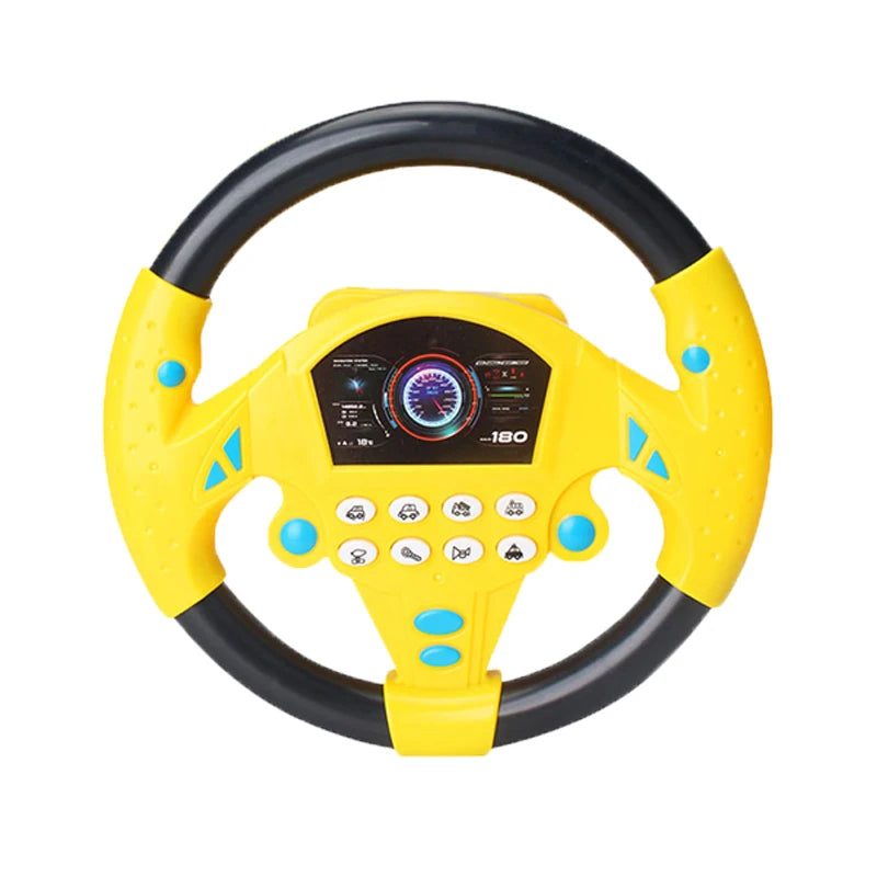 Interactive Kids Steering Wheel Toy – Music, Lights & Real Driving Experience