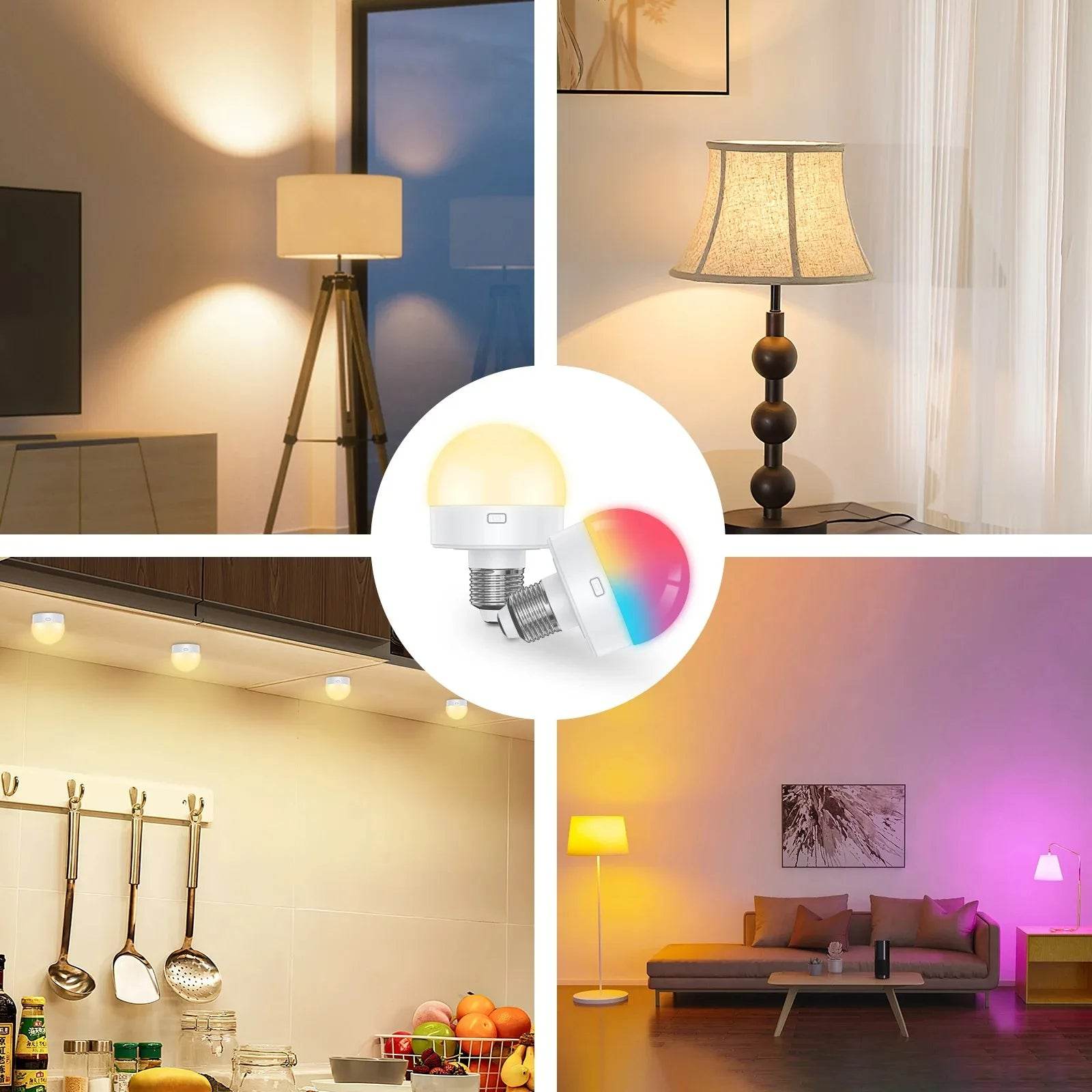 Glow Anywhere: Rechargeable Remote LED Bulb - CartRare