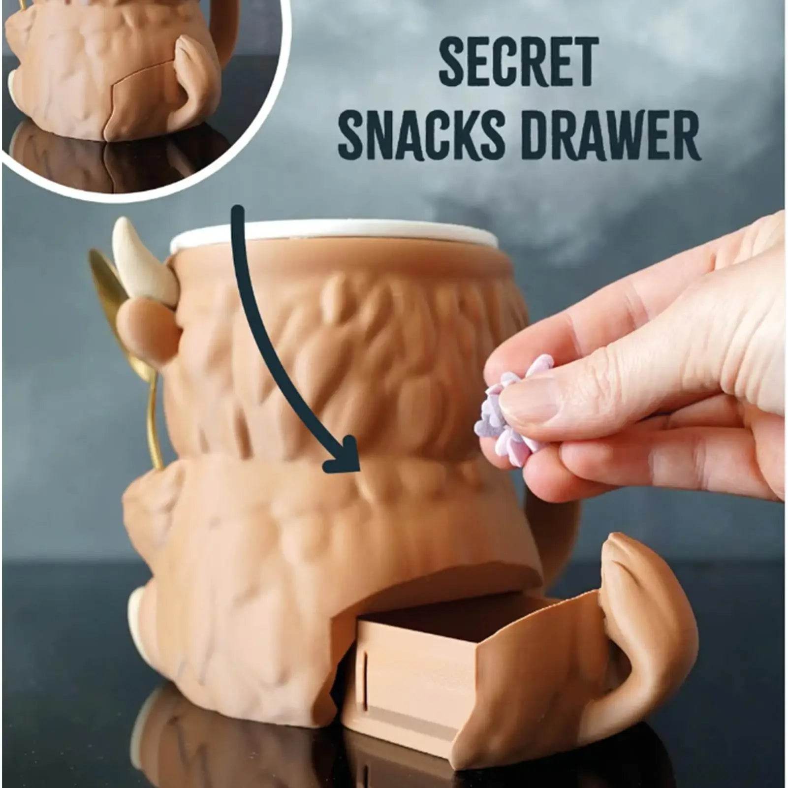 Ice Cream Pint Holder – Highland Cow Dessert Tub with Antifreeze Handle for Yogurt, Mixes & Kids Treats - CartRare