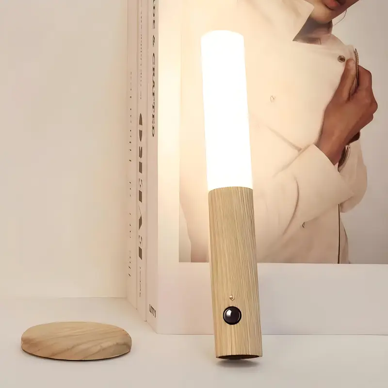 Intelligent Human Body Induction LED Night Light – Rechargeable Wall Light for Hallway, Closet & Bathroom