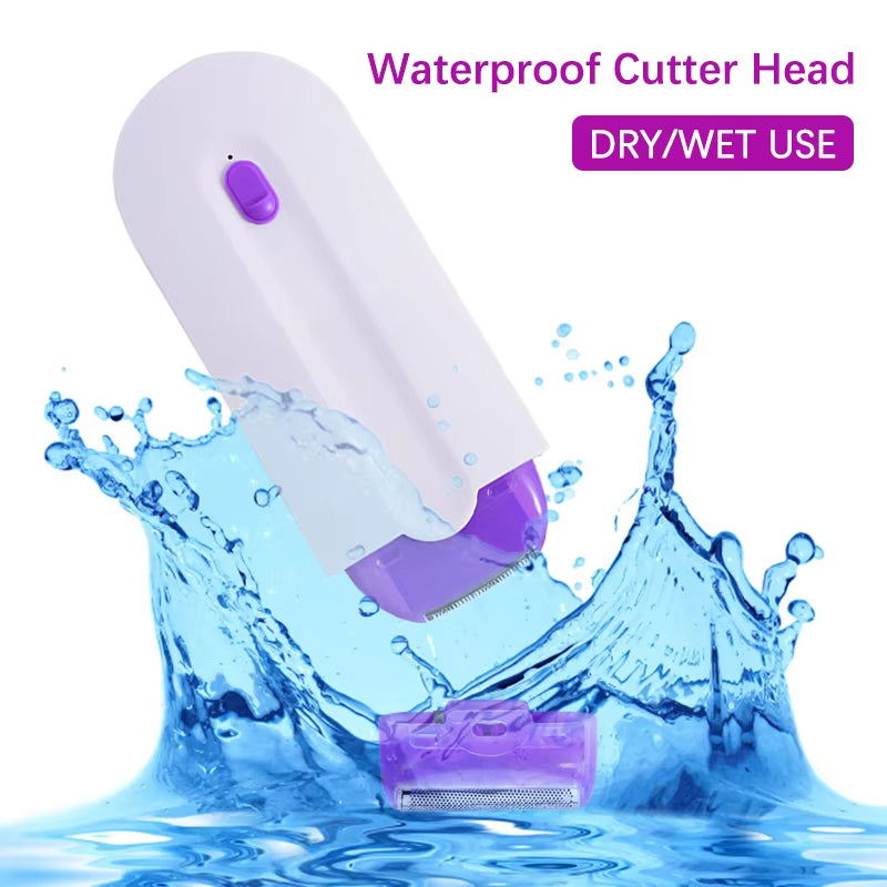 Painless Unisex Electric Hair Trimmer for Face, Legs, Bikini, Arms and Full Body Use - CartRare