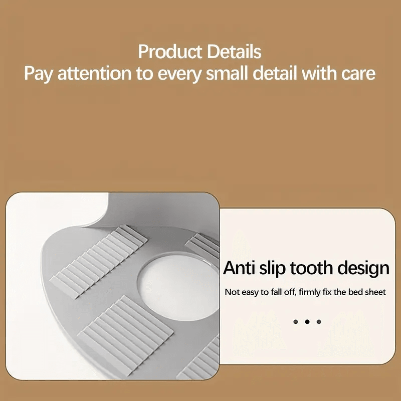 4pcs Bed Sheet Grippers – Non-Slip Mattress Clips & Fasteners - CartRare