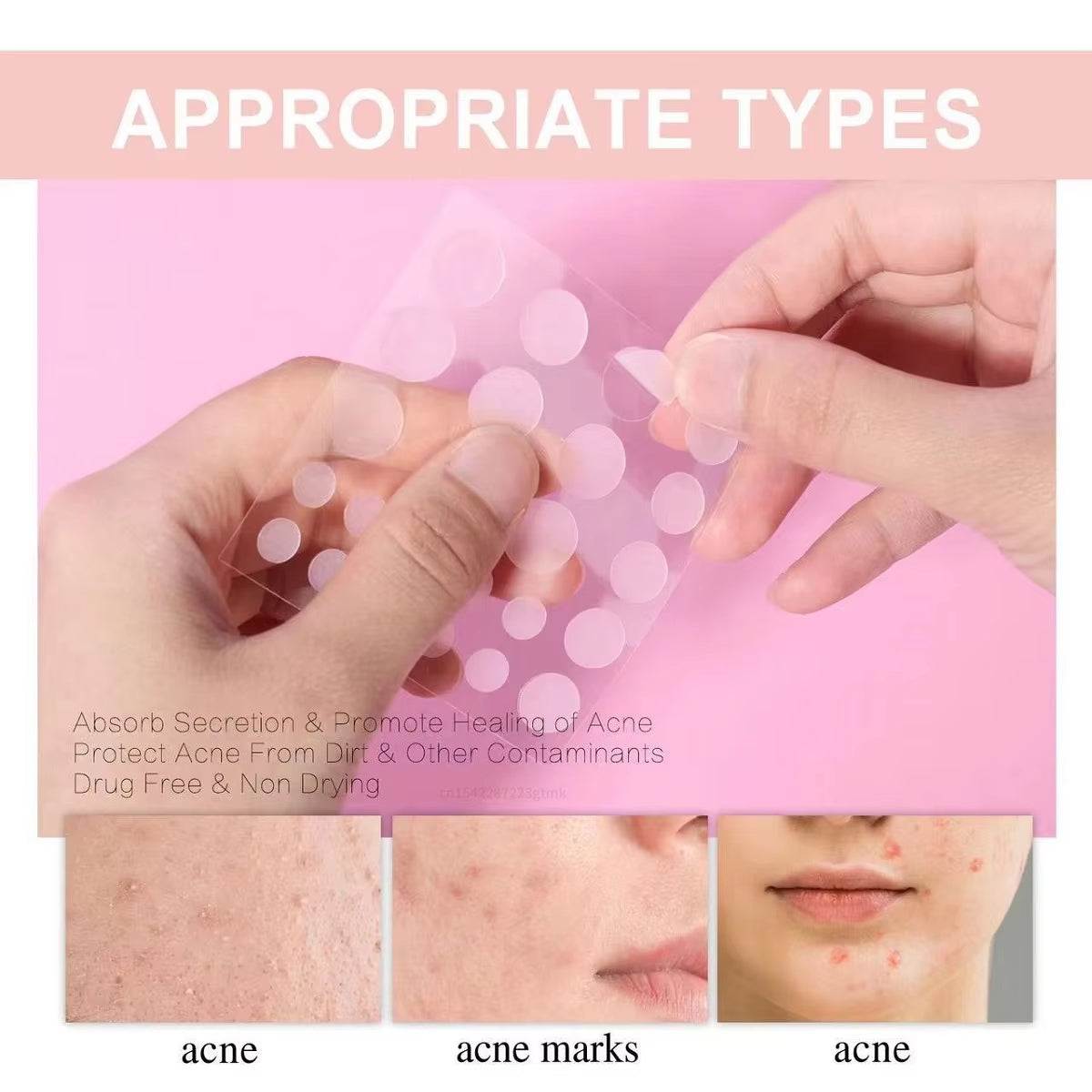 Acne Spot Healing Patches – Invisible Waterproof Stickers for Pimple Removal, Marks, and Scar Care - CartRare