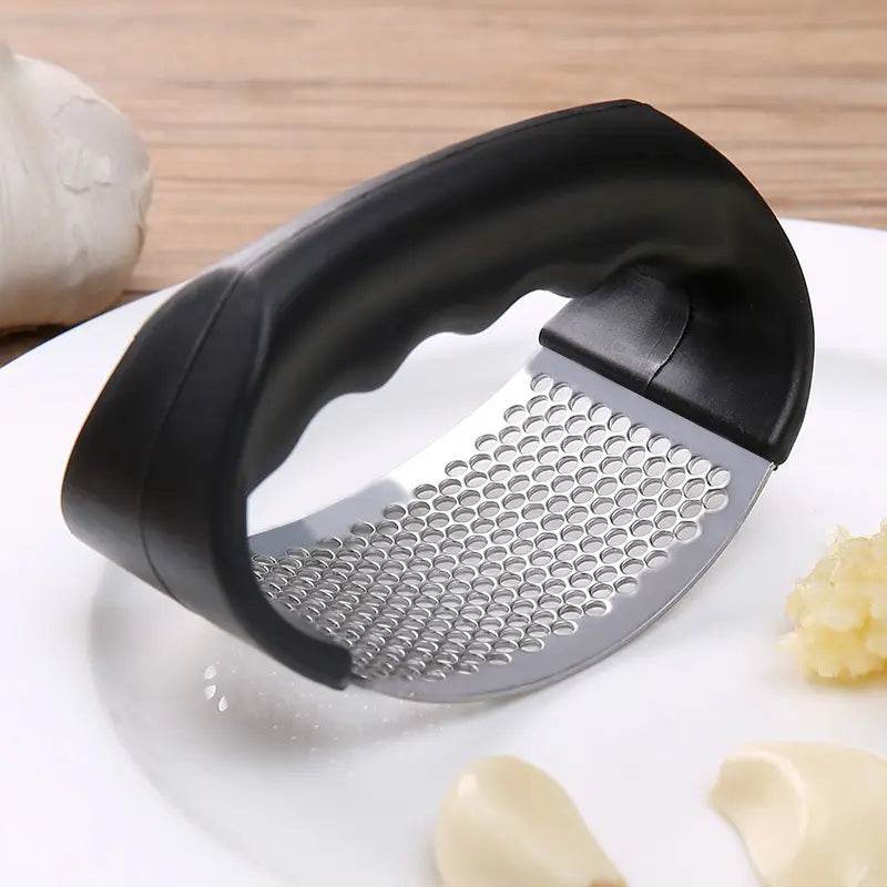 Stainless Steel Garlic Press Crusher Manual Garlic Mincer Chopping Garlic Tool Fruit Vegetable Tools Kitchen Accessories Gadget - CartRare