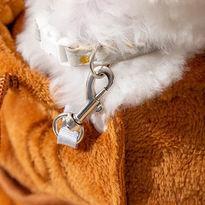 Cozy Bear Pet Carrier – Windproof & Warm for Autumn Adventures! - CartRare