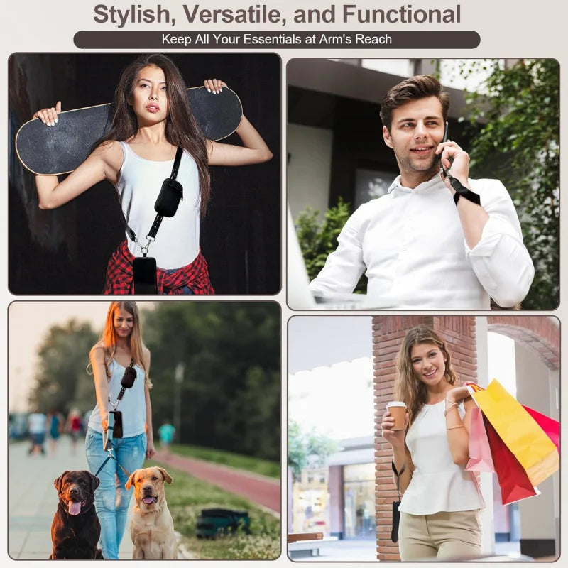 FlexiSecure Phone Wallet Strap – Adjust & Go with Confidence