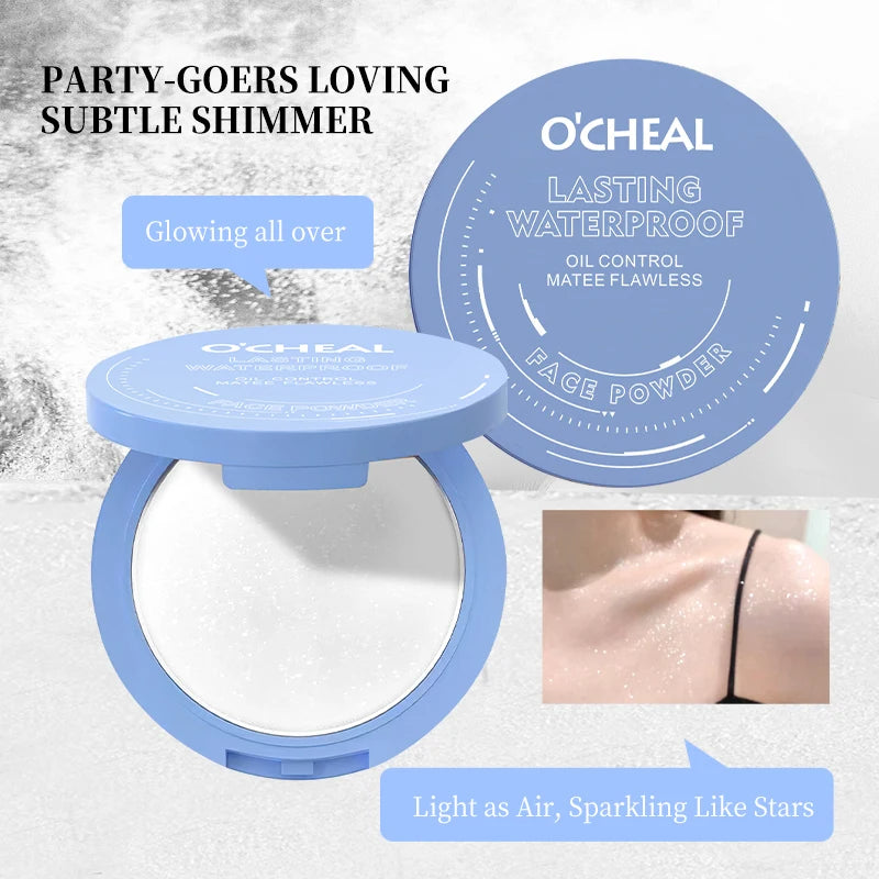 Long-Last Makeup Powder Cake – Oil Control & Flawless Finish!