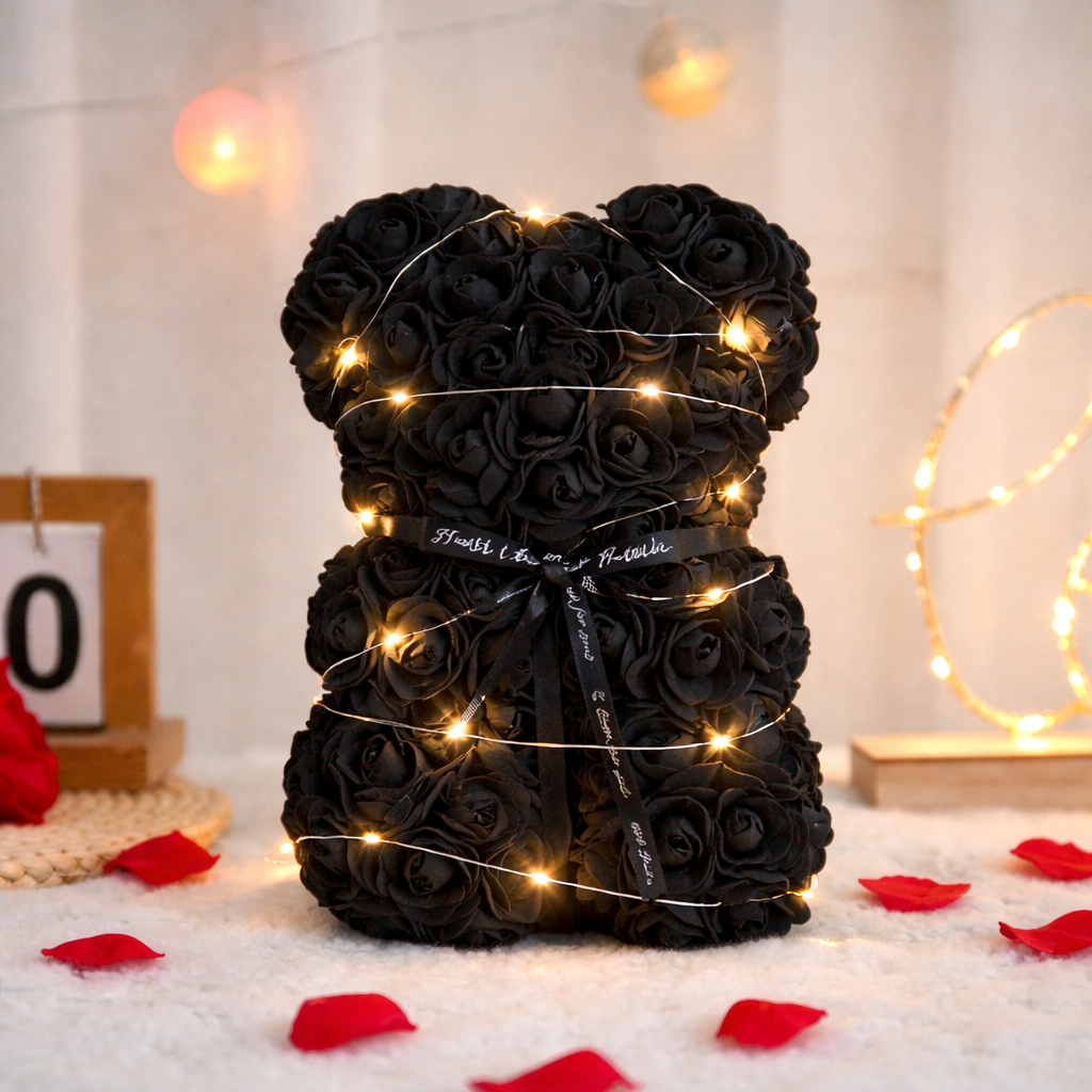 Luxury Eternal Rose Teddy Bear – Romantic Gift for Special Occasions