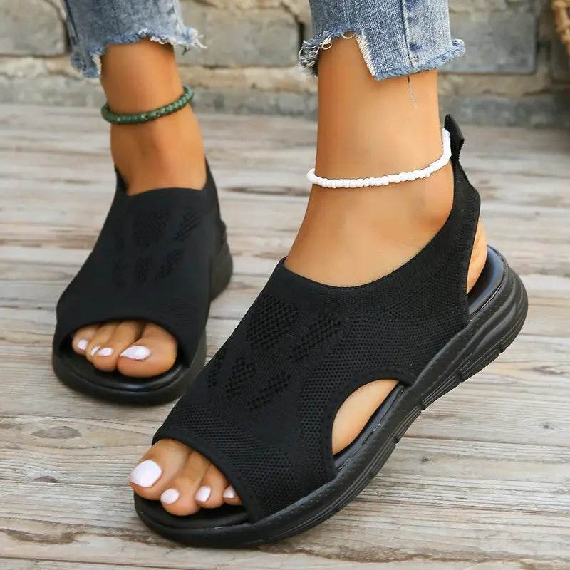 Women’s Orthopedic Mesh Slingback Sport Washable Sandals – Breathable Thick Sole Comfort Shoes - CartRare