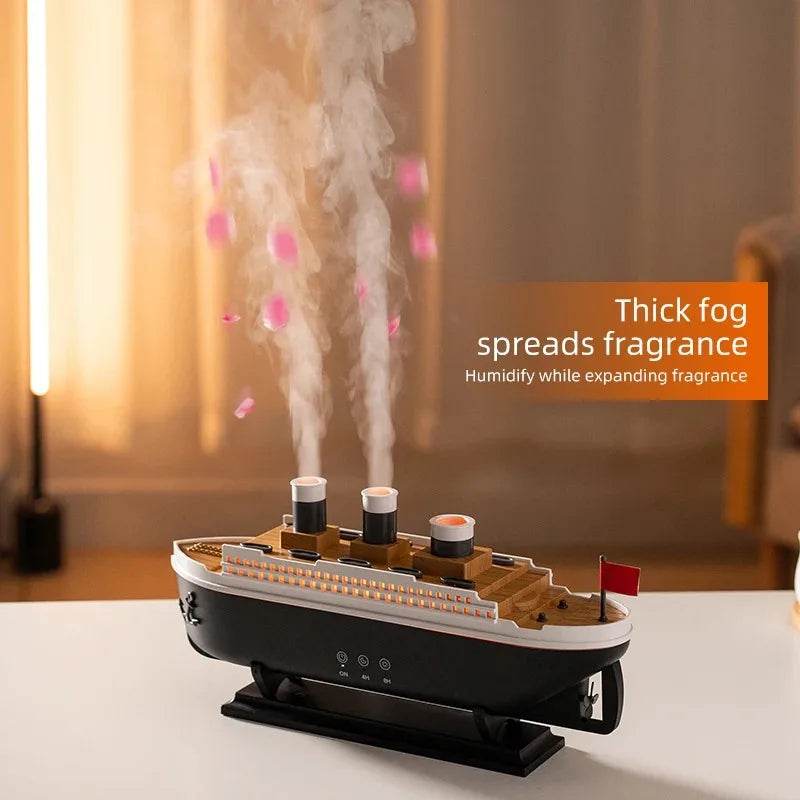Titanic Ship Air Humidifier: Elegant Décor Meets Fresh Air - CartRare