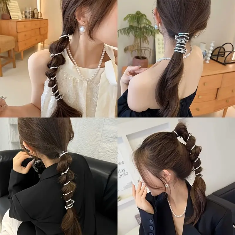 Dreamy Spiral Hair Ties – No Crease, No Breakage, Just Comfort! - CartRare