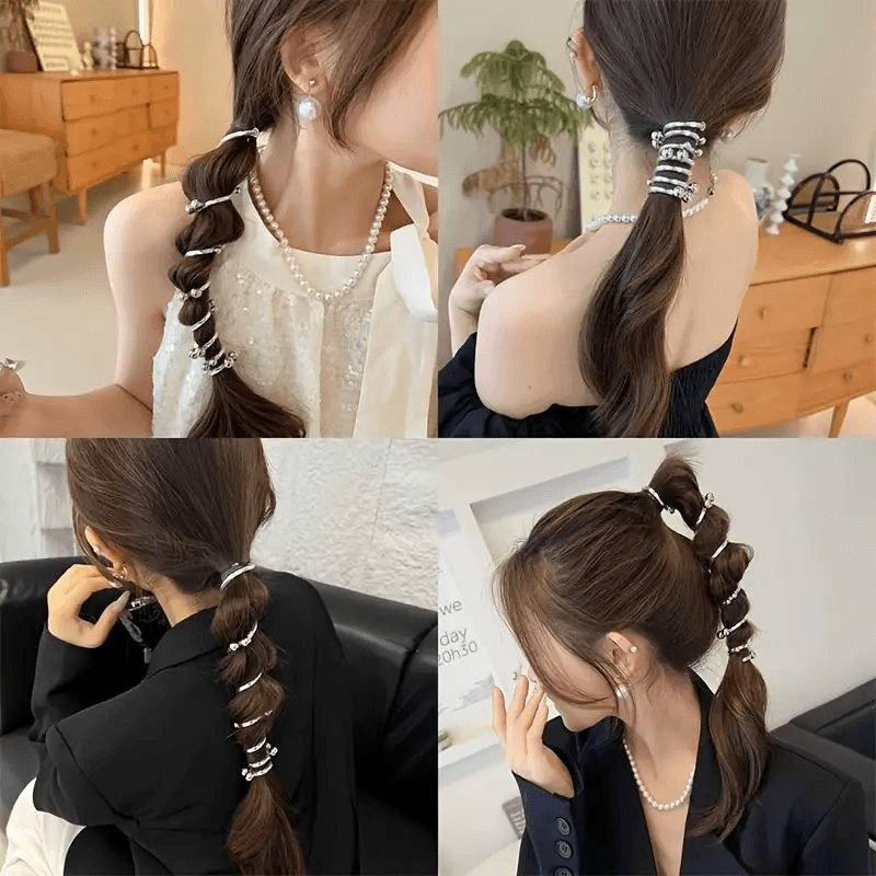 Dreamy Spiral Hair Ties – No Crease, No Breakage, Just Comfort! - CartRare