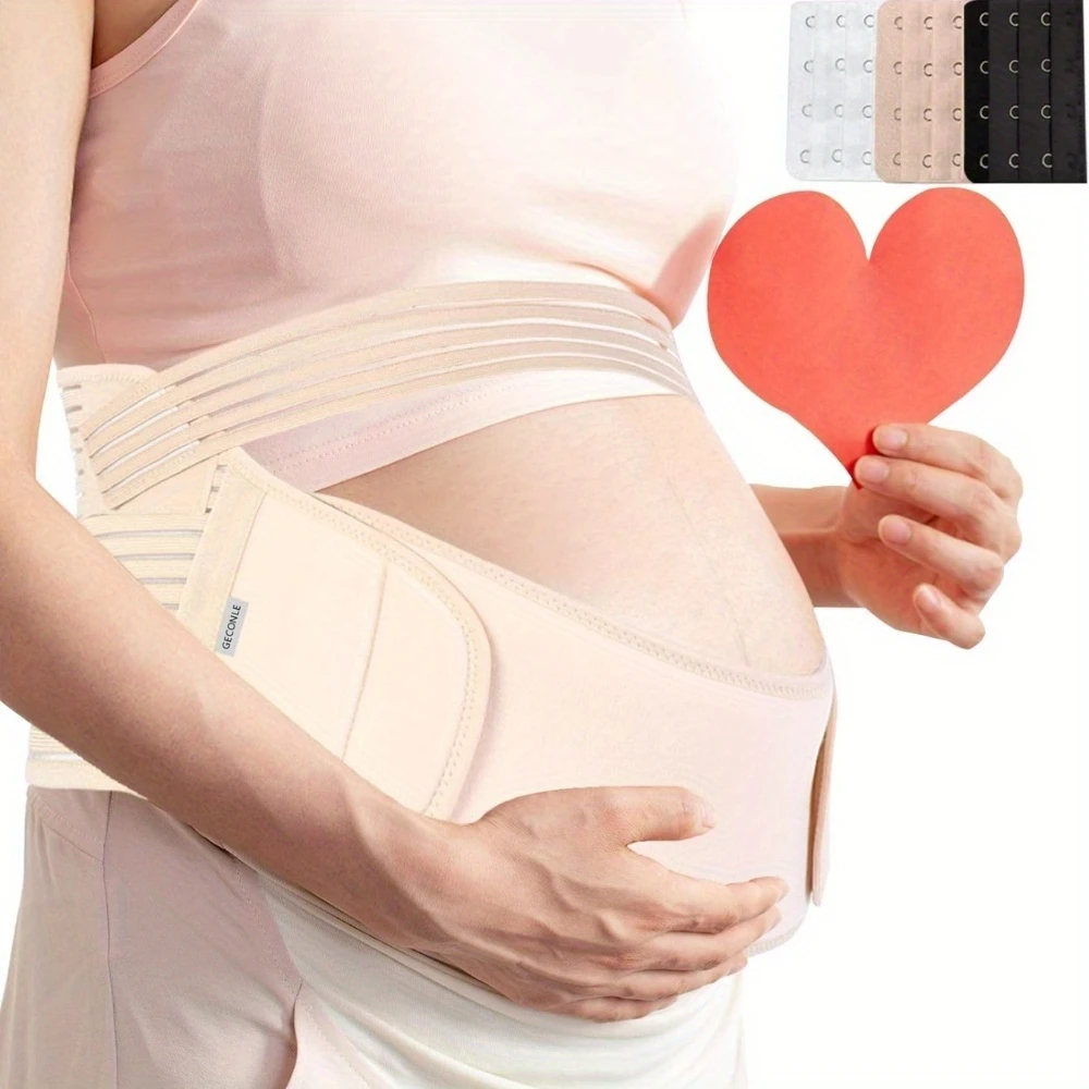 Maternity Belly Band Pregnancy Support Belt Back Support Adjustable Fit Abdomen Relief - CartRare