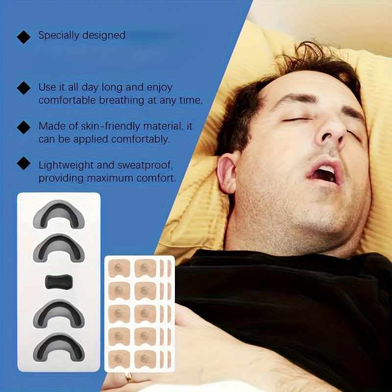 Unisex Nasal Dilators for Snore Relief & Easy Breathing Anti-Slip Design - CartRare