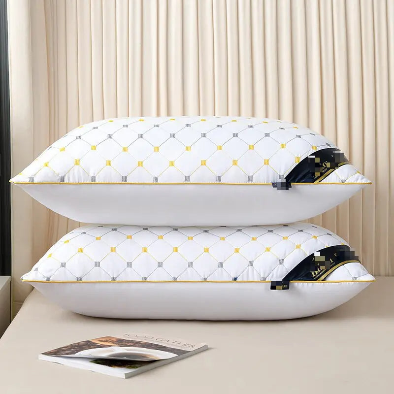 Orthopedic Hotel-Style Pillow for Neck Support and Cervical Spine Relief - CartRare