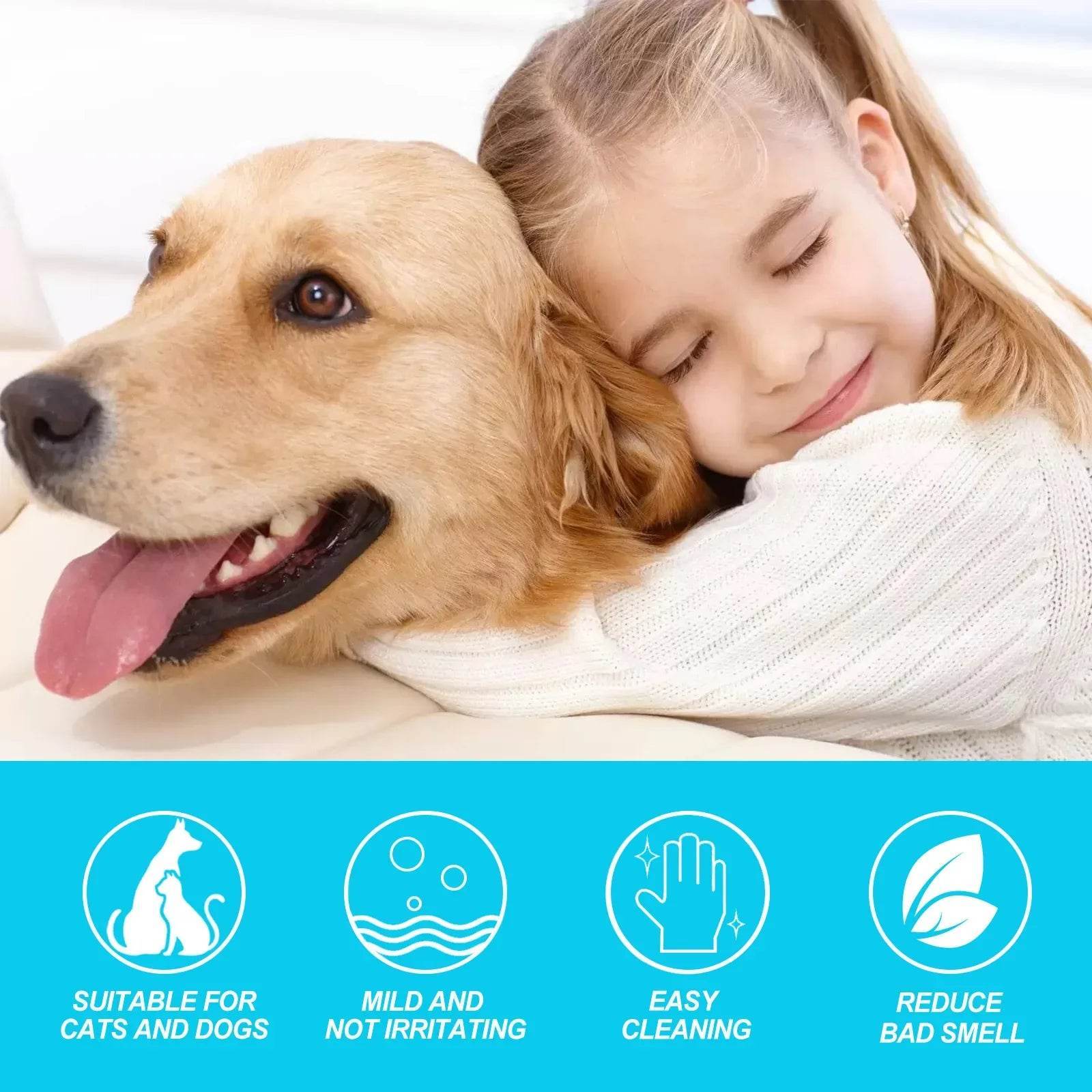 2-in-1 Pet Gloves – Gentle Massage + Odor Elimination in One! - CartRare