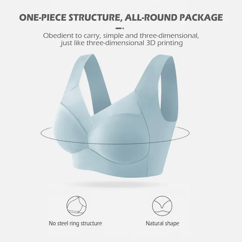 Seamless Shockproof Sports Bra for Women Yoga & Fitness Bralette