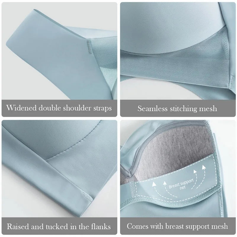 Seamless Shockproof Sports Bra for Women Yoga & Fitness Bralette