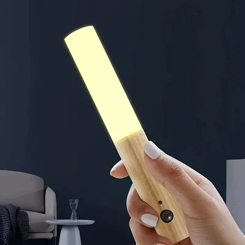 Intelligent Human Body Induction LED Night Light – Rechargeable Wall Light for Hallway, Closet & Bathroom