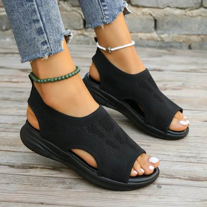 Women’s Orthopedic Mesh Slingback Sport Washable Sandals – Breathable Thick Sole Comfort Shoes - CartRare