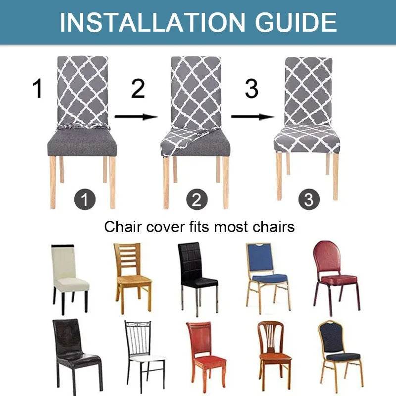 Resilient Chair Cover Washable Dining Chair Cover - CartRare