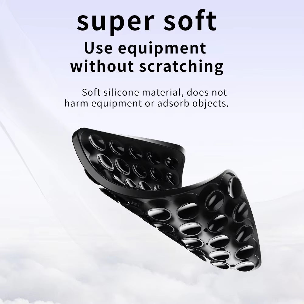 2pcs Double-Sided Silicone Phone Wall Mount with Suction Grip - CartRare