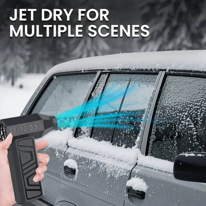 Turbo Fan Mini Air Blower – High-Power Silent Jet Blower with Type-C Fast Charging - CartRare