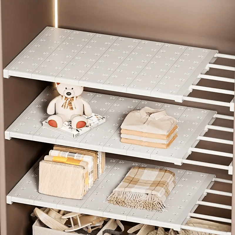 Space-Saving Shelf Rack – Double Your Closet Space in Seconds! - CartRare