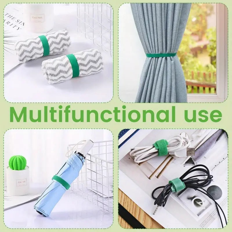 Self-Adhesive Reusable Garden Plant Tie Straps – Hook & Loop Support Tape - CartRare