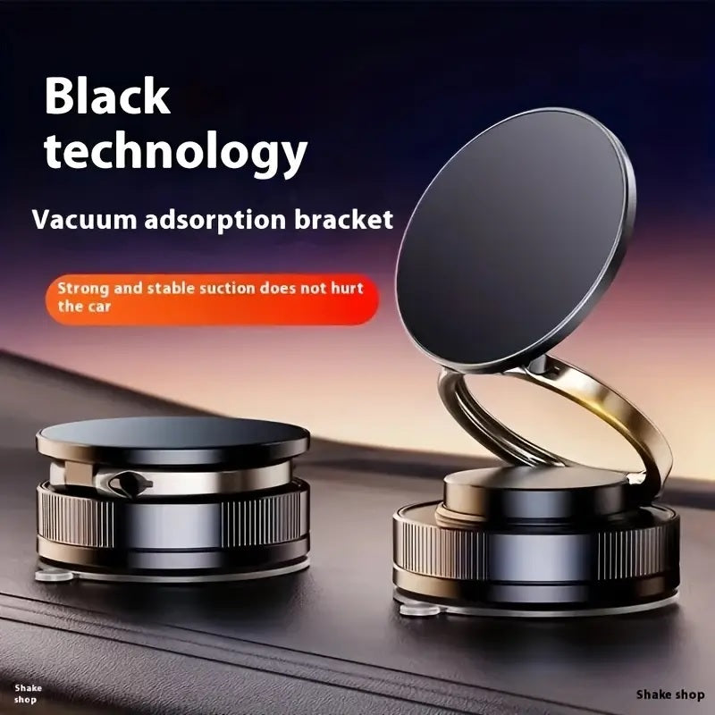 360° Magnetic Car Phone Mount with Foldable Adjustable Suction Design - CartRare