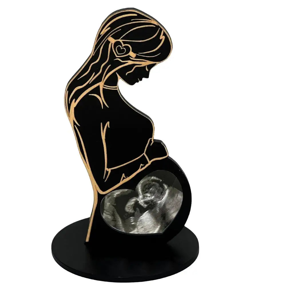 Baby Ultrasound Photo Frame Creative Wooden Ultrasound Photo Frame Maternity Gifts