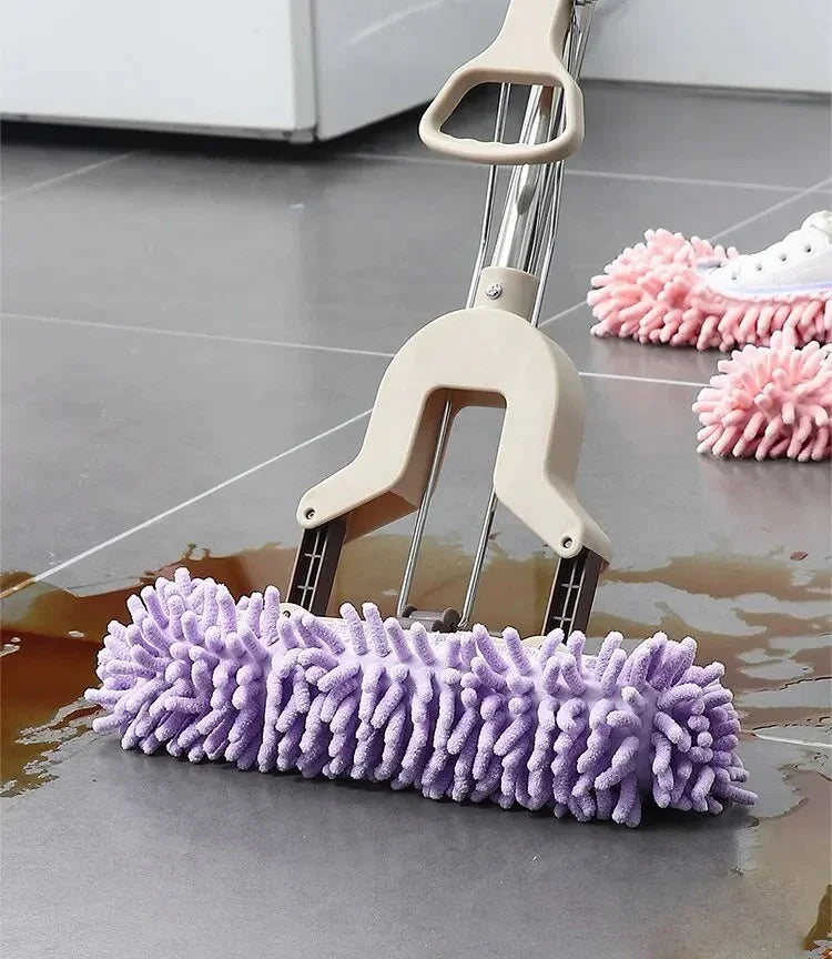 2 Pcs Mop Slippers Dust Cleaning Covers - CartRare