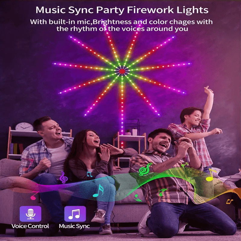Smart Fireworks Light Show – Sync to Music via App, No Fireworks Needed! - CartRare